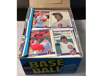 1984 Fleer Baseball Cards With Box