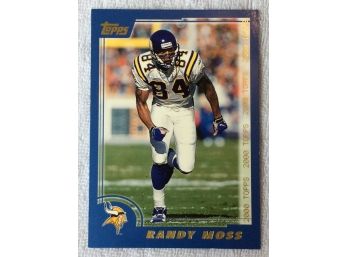 2000 Topps Jumbo Randy Moss Card