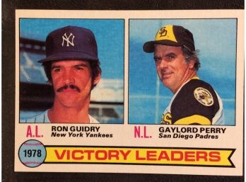 1979 Topps Victory Leaders Ron Guidry/Gaylord Perry