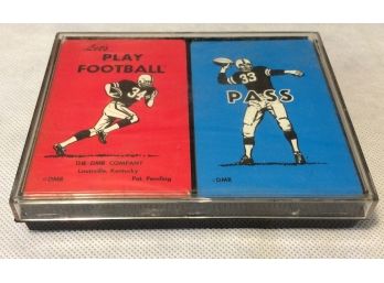 Vintage 1976 Let's Play Football Card Game - Sealed Packs