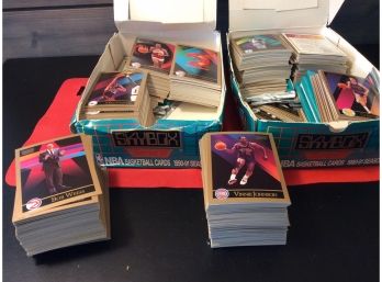 1990-91 Skybox Basketball Cards In 2 Boxes