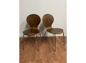Pair Of Mid Century Modern Style Bentwood Ant Chairs #2