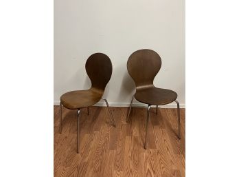Pair Of Mid Century Modern Style Bentwood Ant Chairs #1