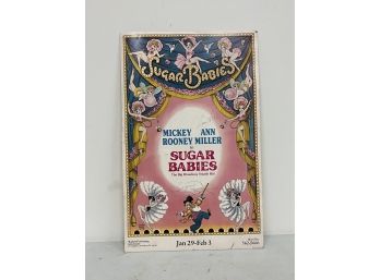 Sugar Babies Theatrical Autographed Poster Board