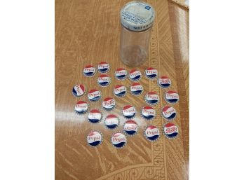 25 Vintage Cork Lined Pepsi - Pepsi Cola Bottle Caps Never Used