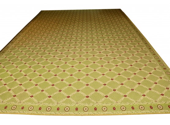 Mansion Size Olive And Salsa Customize Rug From Wilton Gallery 18ft 6in X 11ft 5in