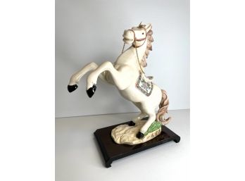 Resin Molded Rearing Horse