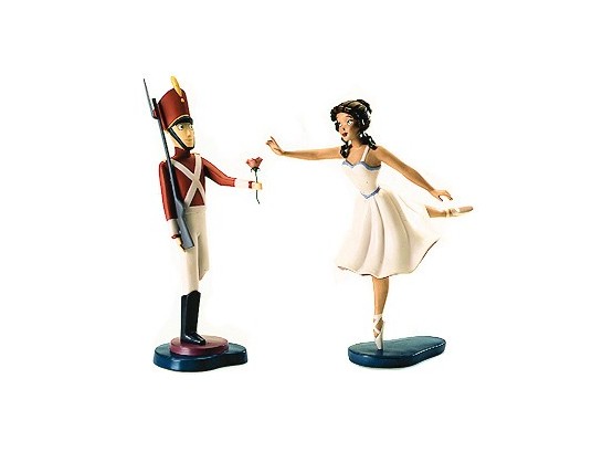 Disney Classic Collection- Fantasia-  Tin Soldier And Ballerina . Boxed W/ COA
