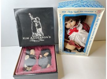 Ideal Shirley Temple Doll And Enesco 'Kim Anderson ' Collection