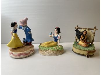 Disney Schmid And Enesco Music Figurines