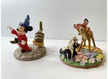 Disney Animated Classics - Mickey And Bambi Figurines