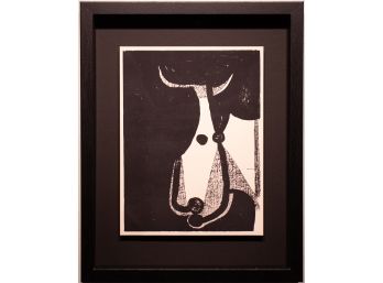 Pablo Picasso - Bull's Head, Turned To The Right - Offset Litho - 1955