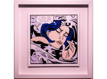 Roy Lichtenstein - Drowning Girl - Offset Litho