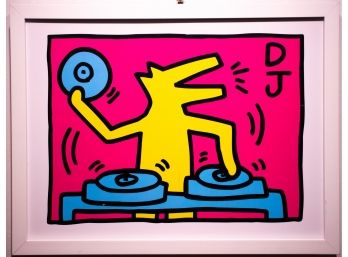 Keith Haring - DJ Dog - Fine Art Print