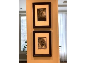 Two Neil R. Brown Framed Photographs: Trevi Fountain And A Moment Of Bliss
