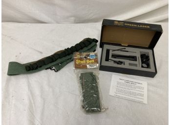 Rifle Laser Mount & Ammo Belts