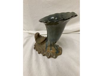 Fulper Pottery Cornucopia Vase