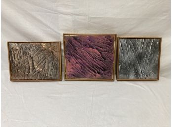 Set Of Vintage Abstract Paintings