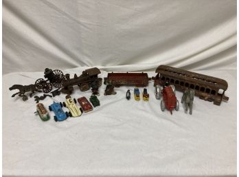 Vintage Cast Iron, Metal & Other Toys