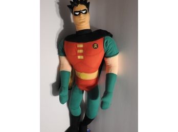 29 Inch 1998 Robin Batman Plush Toy With Tag Rubber Head