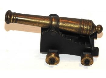 Vintage Cast Iron & Brass Cannon