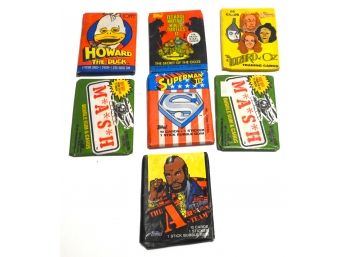Lot Of Sealed Packs Of Vintage Movie & TV Trading Cards