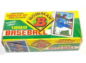 Sealed Box Of 1989 Bowman Baseball Cards Ken Griffey Jr Rookie Card