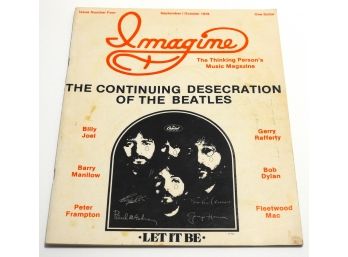 1978 Desecration Of The Beatles Imagine Magazine