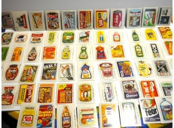 Highly Gradable 1979 Fleer Crazy Labels Trading Cards Full Set 1 Through 64  Like Wacky Packs