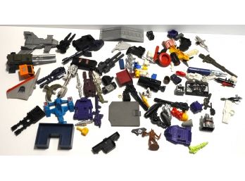Vintage 1980s Transformers Loose Parts And Weapons