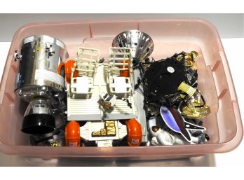 Bin Full Of NASA Space Vehicles & Figures Toys