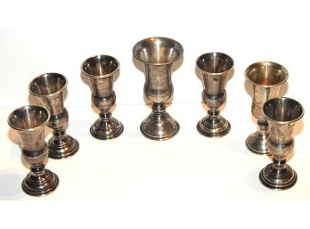 12.3 Ounces Sterling Silver Chalice Sipping Cups