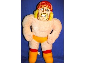 RARE 28 Inch 1991 WWF Titan Sports Hulk Hogan Plush Toy