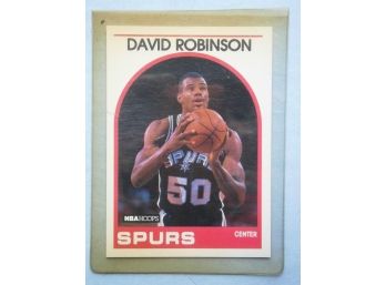 1989 NBA HOOPS David Robinson Basketball Card