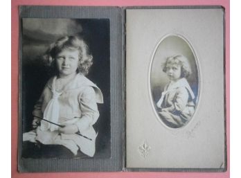 Real Photo Postcard Of Young Boy Holding Riding Crop