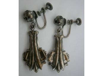 Sterling Silver Figural Earrings
