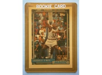 1993 Topps Shaquille O'Neil Rookie Card