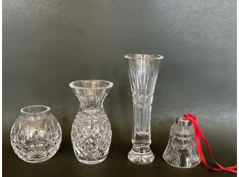 Four Waterford Crystal Pieces