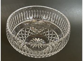 A Stunning Vintage Signed 9 Inch Waterford Crystal Bowl