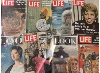A Collection Of Life & Look Magazines