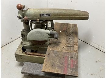 Vintage DeWalt Radial Arm Saw In Working Condition