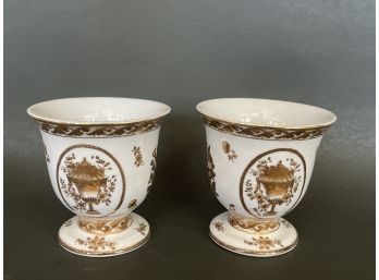 A Pretty Pair Of  Vases