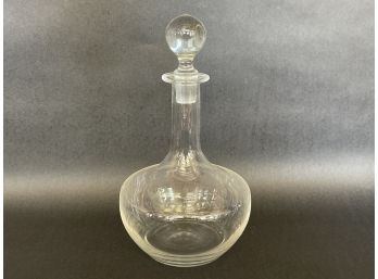 A Tiffany & Co French Crystal Decanter