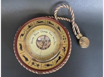 A Vintage Zodiac Barometer, Made In Germany