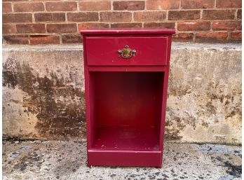 A Red Painted Cabinet