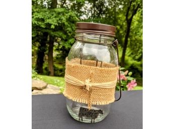 Decorative Jar Country Theme Candle Holder