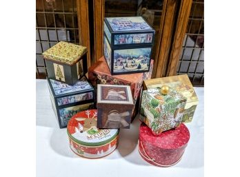 Festive Gift Boxes And Tin