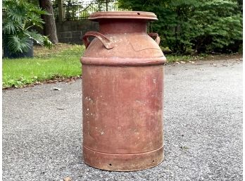 An Antique Milk Can From Hudson Valley Farm