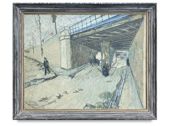 A VIntage Oilette Print, Van Gogh