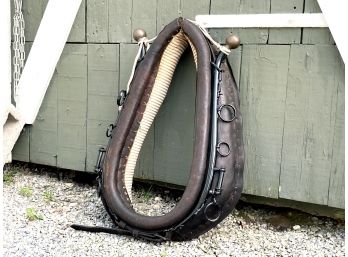 An Antique Leather Horse Collar